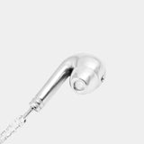 Earbud Charm Necklace - .925 Silver