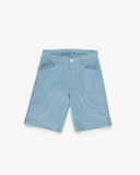 Lightwash Denim Tab Shorts