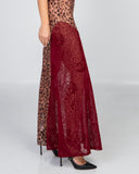 Leopard Motherboard Slit Dress