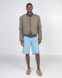 Lightwash Denim Tab Shorts