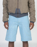 Lightwash Denim Tab Shorts