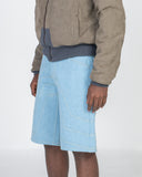Lightwash Denim Tab Shorts