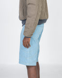Lightwash Denim Tab Shorts