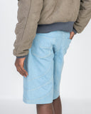 Lightwash Denim Tab Shorts