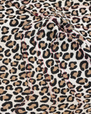 Leopard Tab Canvas Shorts