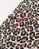 Leopard Tab Canvas Shorts