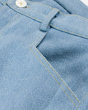 Lightwash Denim Tab Shorts