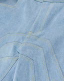 Lightwash Denim Tab Shorts