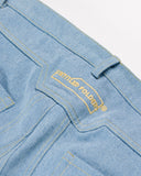 Lightwash Denim Tab Shorts